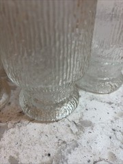 Crystal Ice Indiana Glass 10 Oz Footed Tumbler (7)