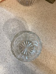 Vintage Fostoria Stowe Patterned Old Fashioned Glass Pinwheel Design