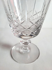 Stuart Glengarry Cambridge Sherbet Water Wine Glasses Set Of Two Diamond Cut