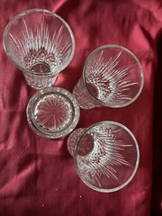 Fostoria Elegant (4) Iced Tea / Water Glasses 5.5″ NEW OLD STOCK ,Vintage