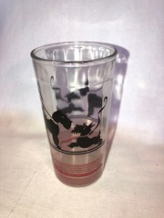 Hazel Atlas Scottie Dog 4.75 Inch Tumbler Mint