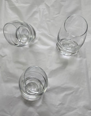 ROSENTHAL style Studio Linie Crystal Schnaps-Egg Shot Glasses