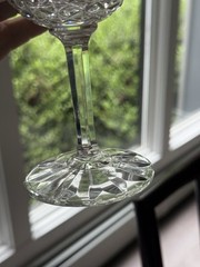 Saint St Louis Crystal France TARN, Clear Champagne or Tall Sherbet, 5″ Tall