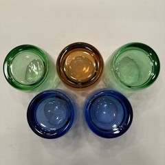 (5) Vintage Lenox TUSCANY SEASONS Crystal Double Old Fashioned Glasses Set Of 5