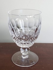 Waterford Crystal Colleen Short Stem Water Goblet 5 1/4″ Tall, Ireland – CHIPPED