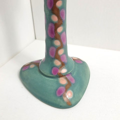 Studio Pottery Chalice Cup Signed Broussard Tall Queen Handmade Art Statement