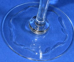 3 Vintage Hawkes Glass L-Rock Cut Pattern (Polished, Cut) Water Goblets 7 1/8″