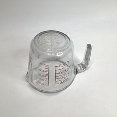 Anchor Hocking Glass Measuring Cup 2 Cup D Handle #698 Red Lettering