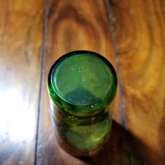 Vintage Set Of 4 Emerald Green Gold Gilt Enamel Glass Tumblers GIL
