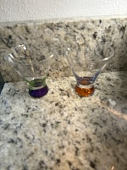 DANSK SPECTRA ART Cordial Glasses Set of 2