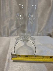 Vintage Set of 7 Yugoslavian Rogaska Mouth Blown Crystal Glasses – 2 Sizes