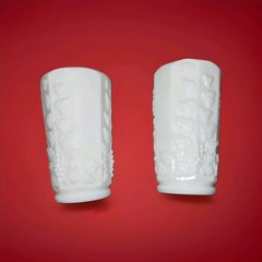 2 Westmoreland 4 3/8″ Paneled Grape Juice Tumblers
