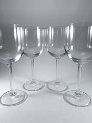 Vintage Royal Tuscan Crystal Wine Glass/Water Goblet (Set of 4) – Rib Stem