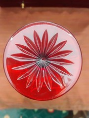 Set of 4 Marquis Brookside Red Champagne Flutes by Waterford