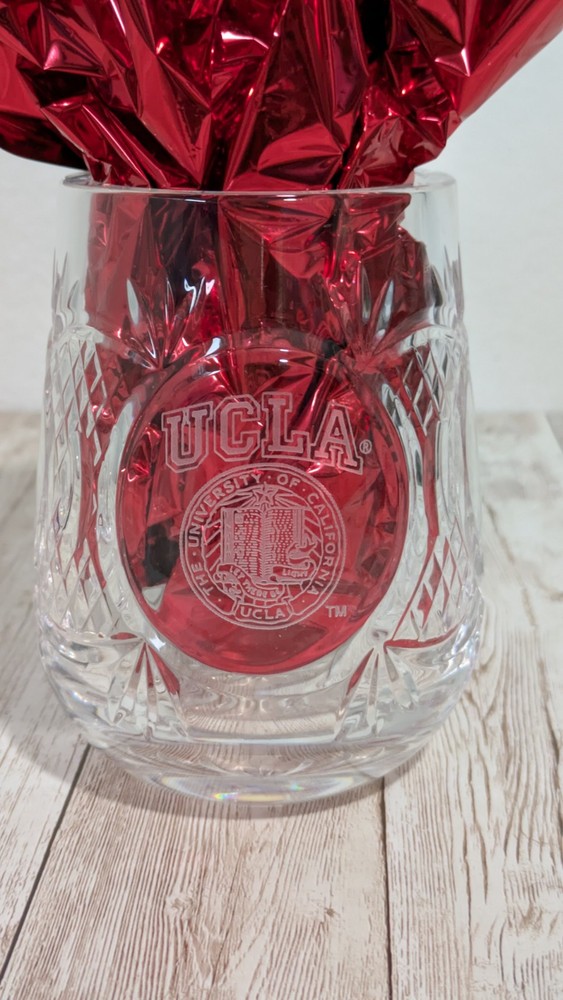 UCLA University of California Etched WATERFORD CRYSTAL BEER MUG/TANKARD #69/100
