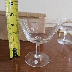 Fidelity by Gorham CrystalChampagne Tall Sherbet set of 4 *Read*