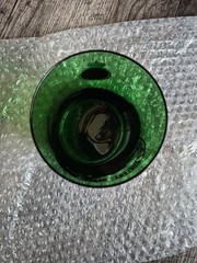 ​Vintage Bonomi Italy MCM Green Glass – Little Wonder Horse Racing Gold Leaf 22K