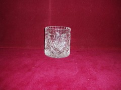 cut crystal bourbon drinking glass no flaws see photos amazing condition