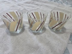 Vintage Culver Ltd Striped Rocks Glasses Set of 3 – Mid-Century Modern Lowball T
