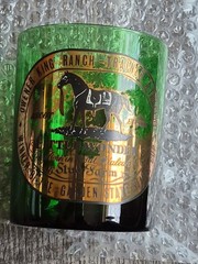 ​Vintage Bonomi Italy MCM Green Glass – Little Wonder Horse Racing Gold Leaf 22K