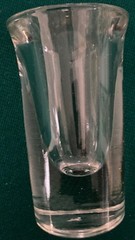 VINTAGE~~ORIGINAL~~4~~SHOT GLASSES~~VARIOUS SHAPES & SIZES~~HANDBLOWN~~AMBER