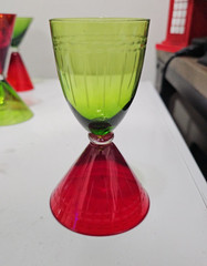 Mid Century Modern, Reversible, Wine, Martini Glasses 7pc Gorgeous