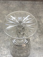 Waterford Crysyal Kylemore Water Goblet Stemware Glass 6-3/4” Set of 4 W/storage