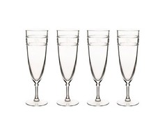 Juliska Isabella Acrylic Flute Set of 4