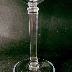 TIFFANY & CO HAMPTON WHITE WINE GLASSES, Blown Lead Crystal, 7 7/8″, 6 Oz, 2PCS