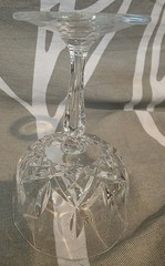 Vintage Clear Pressed Cut Glass Champagne Coupe Sherbet Glasses Set of 4…