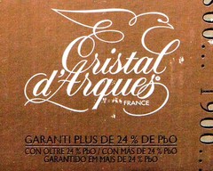 Set of Cristal d’Arques France Millenniu, Coupe Champagne/Sparkling Wine Glasses