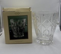 LENOX SHOOTING STAR CHAMPAGNE ICE BUCKET, Cut Lead Crystal Made Czech Republic