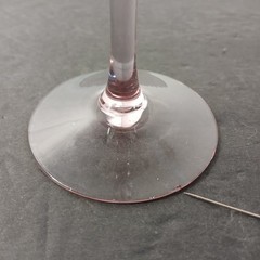 RARE Fostoria SILHOUETTE PINK 2Pc Set Imperfect Elegant Glass 7″ Wine Stems