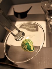 WATERFORD Crystal MILLENNIUM Series HAPPINESS Toasting Fluted Champagne Glasses