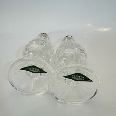 Godinger Shannon Crystal 7 Piece Starter Set Gravy Salt Pepper Creamer Sugar