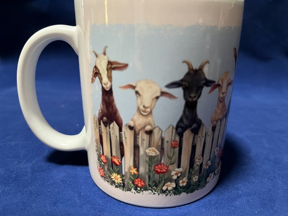 Coffee Mugs with Full Color Goat Imprint