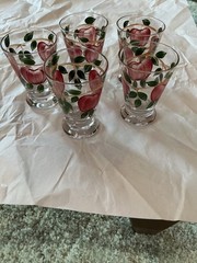 Possibly Franciscan Juice Glasses- 5 pieces