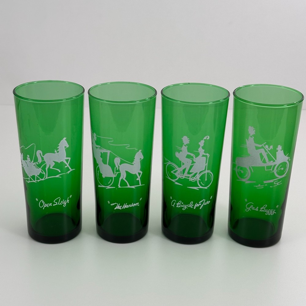 Anchor Hocking Gay Ninties Set of 4 – 16 Oz Tumblers
