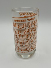Vtg pre-1955 TENNESSEE Hazel Atlas Souvenir State Song Highball Tumbler Glass