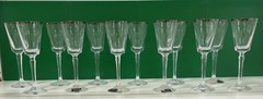 MIKASA BRIGHTON IMPERIAL PLATINUM RIM WATER WINE GOBLETS 12 PIECE SETTING