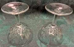 VTG 1970’s French Crystal Champagne/Sorbet Glasses 4.25″ x 3.5″ Set of 2