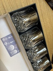 12pc Vtg Cristal d’Arques Longchamp 24% Lead Crystal Glass Set NIB 3 Box Lot