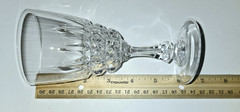 Cristal D’Arques Durand 4 Pompadour Wine Glasses 6″ Cut Crystal France