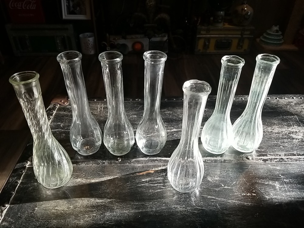 glassware vintage Lot, 4 Different Makes, Propagate