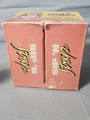 1984 Spencer Gifts Sip ‘N Strip Fantasy Drinking Glasses Set Of 4 w/box Pin-Up