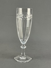 Villeroy & Boch MISS DESIREE Pressed Glass 7 1/4″ Fluted Champagne : MINT