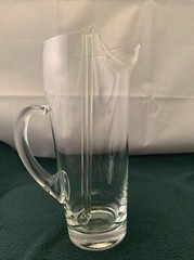 West Virginia Glass Co. Handmade Pinched Lip Cocktail Martini Pitcher 32oz.