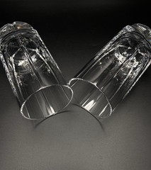 2 Reed & Barton Crystal Highball Glass 12 Oz Tumbler