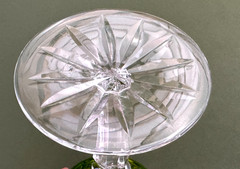 Nachtman? UNK18210 Chartreuse Green Cut Clear Crystal Hock Glass 7 7/8» German