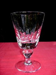 SAINT LOUIS Jersey Wine Glass Cut Crystal, France